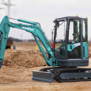 Minigraver 2,7 ton - Sunward SWE25 m. tilt