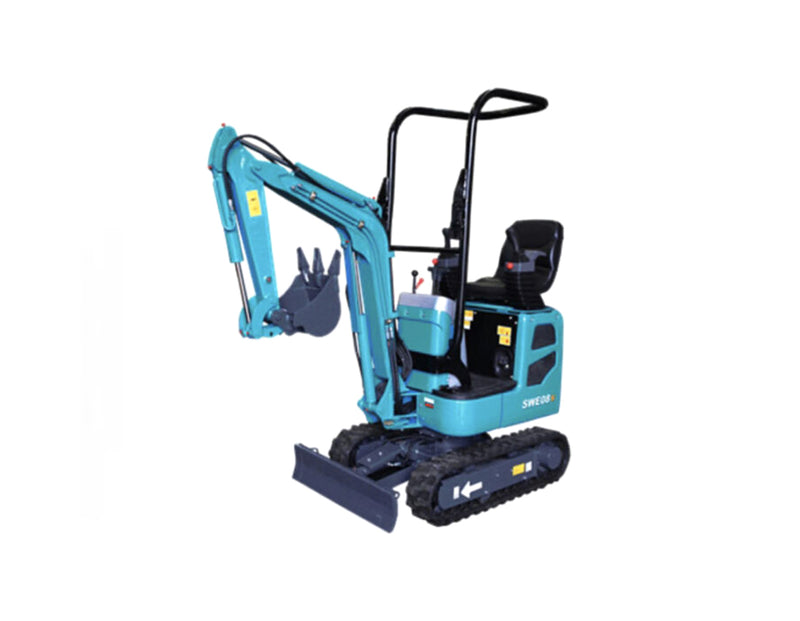 Minigraver 1 ton, Sunward SWE08B m. joystick